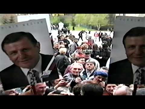 RETRO VIDEO 🙂 č.91 Amatér-video Vladimír Mečiar v Čadci (kandidát na prezidenta) (1999)(Čadca)