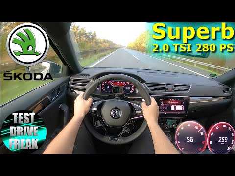 2022 Skoda Superb Combi 2.0 TSI Laurin & Klement 280 PS TOP SPEED AUTOBAHN DRIVE POV