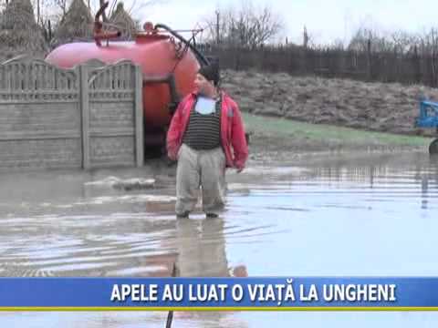 Apele au luat o viata la Ungheni