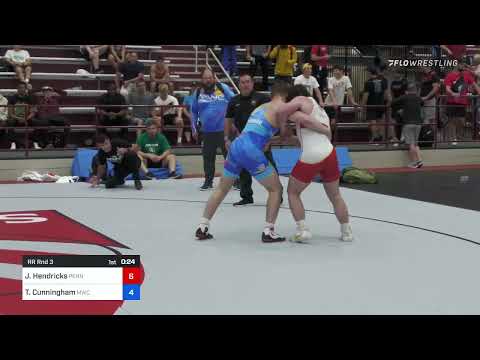 82 Kg Rr Rnd 3 - Jake Hendricks, Pennsylvania RTC Vs Tyler Cunningham, MWC Wrestling Academy 164e