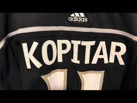 Anže Kopitar Los Angeles Kings Adidas Authentic Home Black Jersey Review