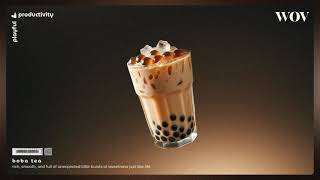boba milk tea.