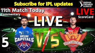 Live IPL 2020 || DC Vs SRH Live Match || DD Sports Live || Delhi Vs Hyderabad | 5
