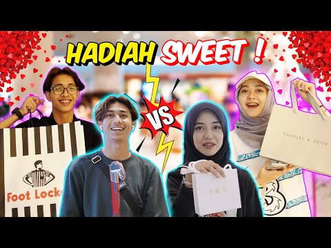 AMIR & CUNA VS AIEMAN & AYA !! - HADIAH SWEET !
