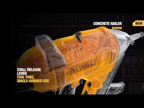 DEWALT® 18V CORDLESS XR CONCRETE NAILER- DCN890