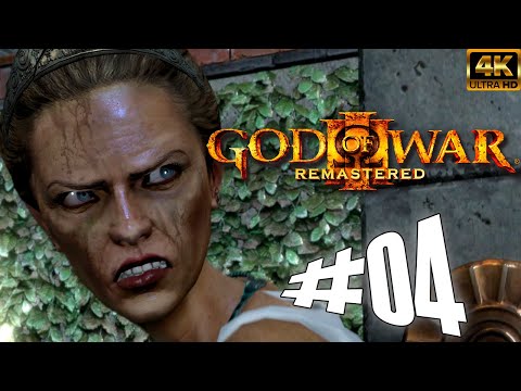 God of War 3 Remastered – Part 4 – Hera's Garden – No Commentary – 4k60FPS[PS5 – Playthrough]