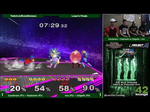 Construct 52 - Gundersen+Elephante vs Zelgadis+Inui - Melee Doubles LF