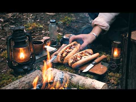 森林浴と焚き火の1泊2日。自然と溶け合う癒しのソロキャンプ(ASMR)