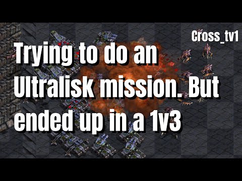 [Cross_tv1] Must watch 1v3 game | Starcraft Fastest Map Zerg