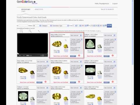How to verify color of a gem item