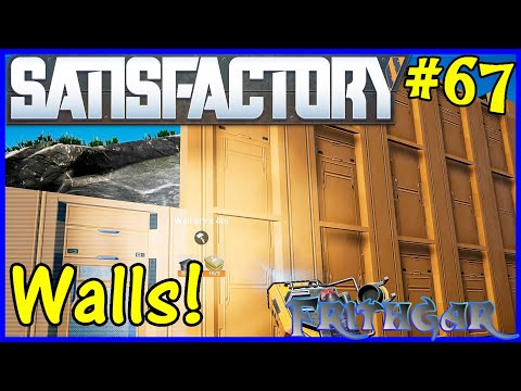 Let's Play Satisfactory #67: Artificial Cliffs AKA Walls!