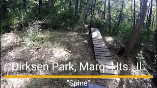 "Spine" trail ride. It's noted as unidirectional west to east.