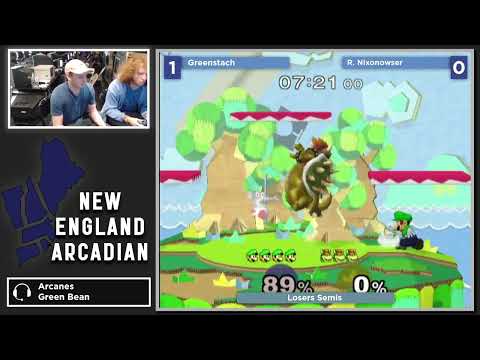 NE Melee Arcadian 11 - Greenstach (Luigi) vs. Richard Nixonowser (Bowser, ICs) - SSBM LSF