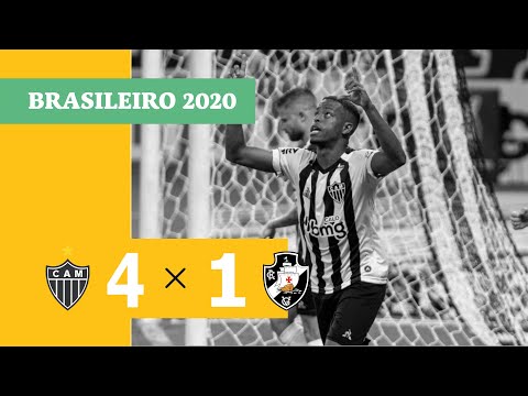 Atlético-MG 4 x 1 Vasco - Gols - 04/10 - Brasileirão 2020