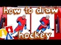 Hockey Player Clipart Black And White