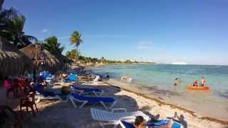 preview picture of video 'GoPro, Mahahual en la Riviera Maya al sur de Quintana Roo. Kayak, Snorkel, Arrecife de Coral'