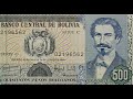 BOLIVIA - BOLIVIEN - 500 - BOLIVIANOS - 1981 - HARBOR - BANKNOTES - COLLECTING - PAPER MONEY - NOTE