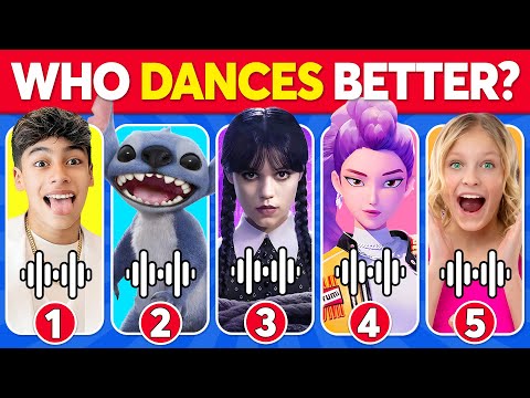 Guess Who Is Dancing? | Elsa, Wednesday, Salish Matter, Puss In Boots, Maui, Shrek 🎤🎶