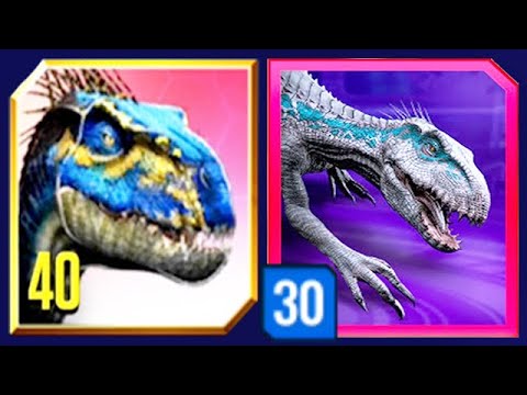 MAX INDORAPTOR GEN 2 vs MAX INDORAPTOR GEN 2 (JURASSIC WORLD THE GAME vs ALIVE)