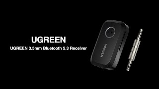 UGREEN Bluetooth 5.3 Car Adapter | Aux to Bluetooth Receiver