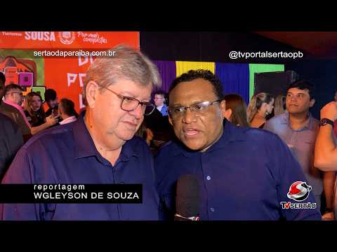 🏛️ JOÃO AZEVÊDO ELOGIA A ORGANIZAÇÃO DO SÃO JULHO 2026 E PARABENIZA SOUSA PELOS 172 ANOS DE EMANCIP