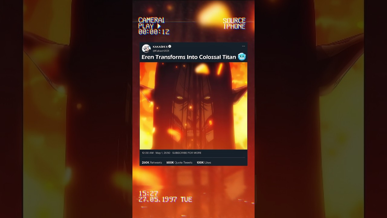 Eren Final Transformation 🥶 #attackontitan #eren