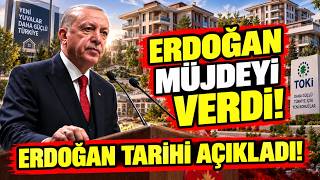 Cumhurbaşkanı Erdoğan Müjdeyi Canlı Yayında Açıkladı! Dev Projede Süre