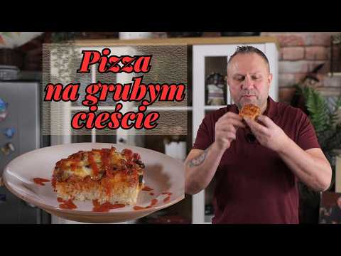 Pizza na grubym cieście - jem z kethupem  / Oddaszfartucha