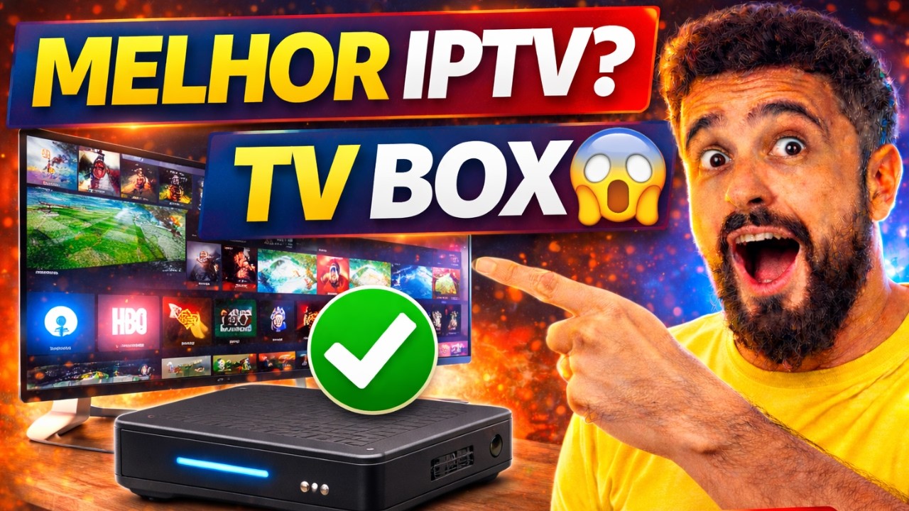🔥 MELHOR IPTV para TV Box em 2026? Testei AO VIVO! 😳