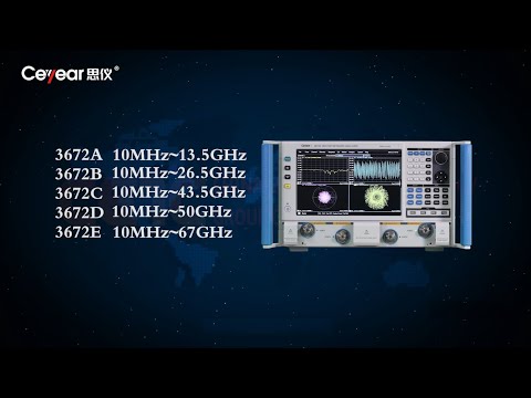 5G: Ceyear 3672 Series Vector Network Analyzer (10MHz-67GHz)