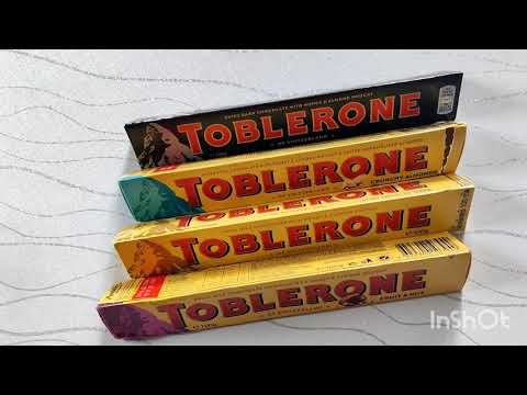 #toblerone #Unboxing Tobleron Family Original Fruit and Nut Almond & Dark Chocolate  #ASMR #Shivdu