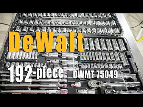 DeWalt Mechanics Tool Set DWMT75049 192pc Review