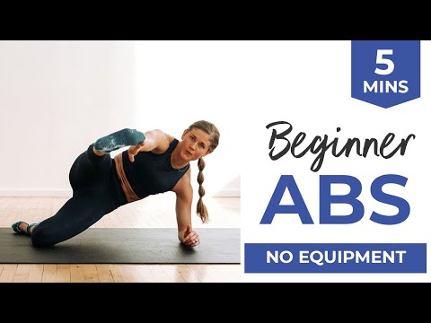5-Minute Ab Workout for Beginners (No Equipment, No Repeats)