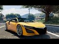 Acura NSX 2015 для GTA 5 видео 7