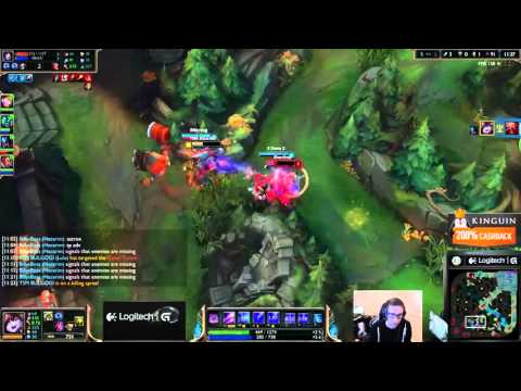 TSM Bjergsen   LuLu vs Ahri   Mid   August 1st, 2015   Season 5   Patch 5 14