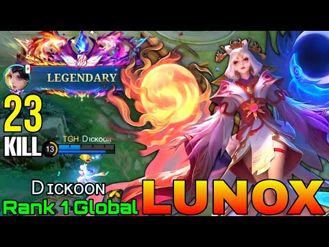 23 Kills Lunox Legendary Mage - Top 1 Global Lunox by Ｄɪᴄᴋᴏᴏɴ - Mobile Legends