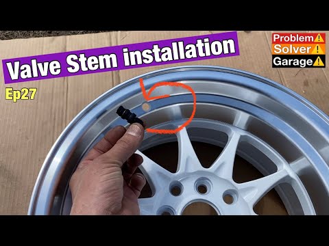 Valve stem installation ( bolt on valve stems)