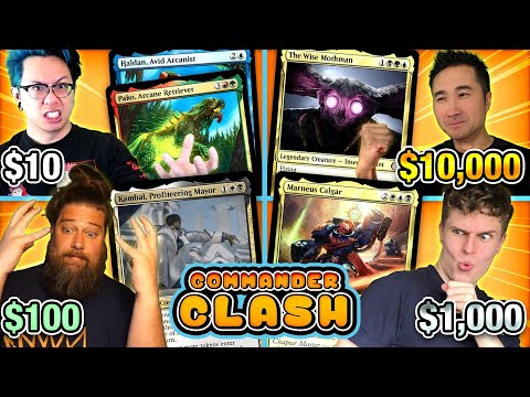 $10 vs $100 vs $1,000 vs $10,000 | Commander Clash S16 E15