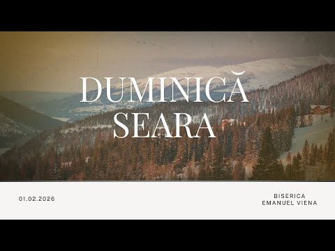 Emanuel Wien | Duminică Seara  | 01.02.2026