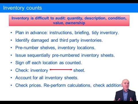 The Audit of Inventory - ACCA Audit and Assurance (AA)
