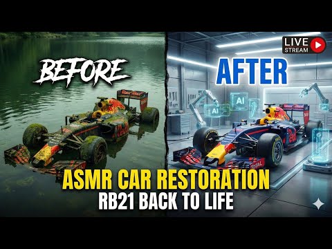 Thumbnail for 🔴 ASMR Car Restoration Formula 1 Red Bull Racing RB21 (Back to Life) Full Rebuild From Sunken Lake by Red Bull Racing RB21