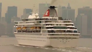 MS Balmoral /Titanic memorial cruise arrives to New York 4/19/2012