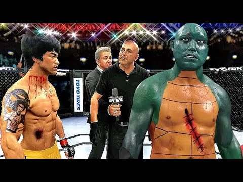 UFC 4 Bruce Lee vs. Pokemon Squirtle - EA sports UFC 4 - CPU vs CPU