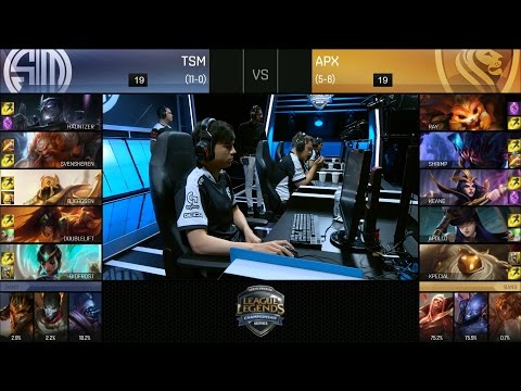 APX vs TSM Game 2 Highlights - APEX vs TEAM SOLOMID NA LCS Week 6 Summer 2016