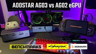 AOOSTAR AG03 eGPU Dock Review + 9070 XT Benchmarks vs AG02