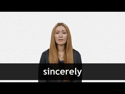 S I N C E R E L Y - WORD OF THE DAY - English - Meaning - Spelling