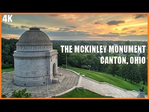 THE MCKINLEY MONUMENT IN 4K - CANTON, OHIO