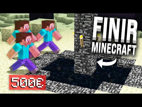 THE FIRST TO COMPLETE MINECRAFT WIN €500!  - CHALLENGE