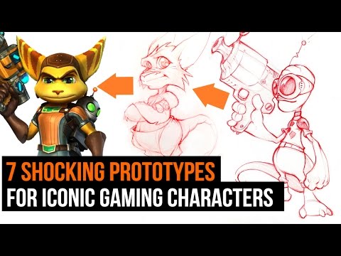 7 Shocking Prototypes for iconic gaming characters