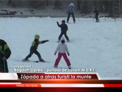 Zapada a atras turisti la munte